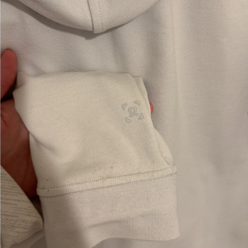 Lululemon Light Gray Zip-Up Hoodie - Picture 3 of 4